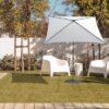 Ombrellone palo centrale Border Made in Italy - 200 x 200 cm