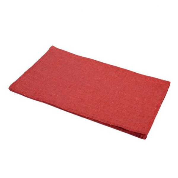 Tovaglietta in tessuto rosso – set da 25
