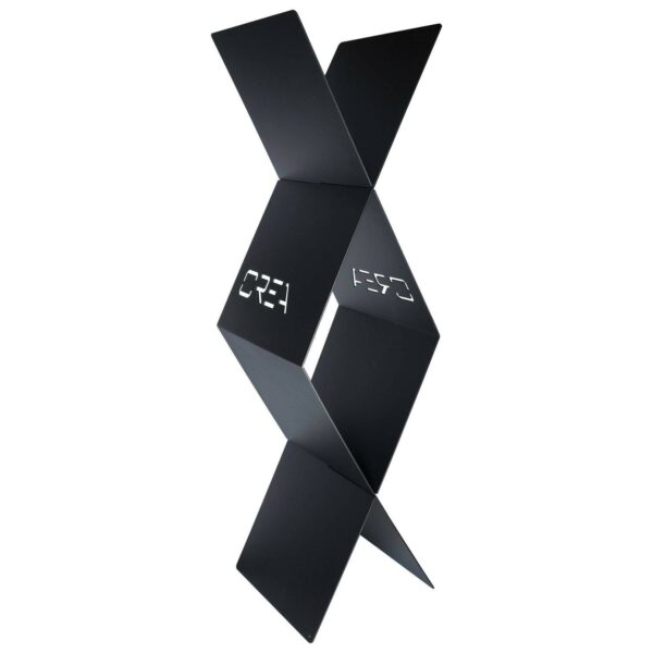 Portalegna Rombo alto in acciaio - Made in Italy