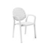 SET 2 POLTRONE PALMA IN POLIPROPILENE CON BRACCIOLI MADE IN ITALY