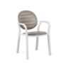 SET 2 POLTRONE PALMA IN POLIPROPILENE CON BRACCIOLI MADE IN ITALY