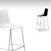 SGABELLI ZEBRA SET DA 2 ANTISHOCK H 65 in POLICARBONATO e ACCIAIO CROMATO SCAB DESIGN
