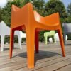 SEDIE COCCOLONA SET DA 2 in TECNOPOLIMERO MADE IN ITALY SCAB DESIGN