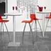 SGABELLI DAY SET DA 4 H. 65 in TECNOPOLIMERO MADE IN ITALY SCAB DESIGN