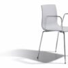 SEDIA ALICE - SET DA 2 - CON BRACCIOLI TECNOPOLIMERO e acciaio made in Italy SCAB DESIGN