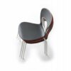 Sedia Blog in tecnopolimero Made in Italy - set da 4