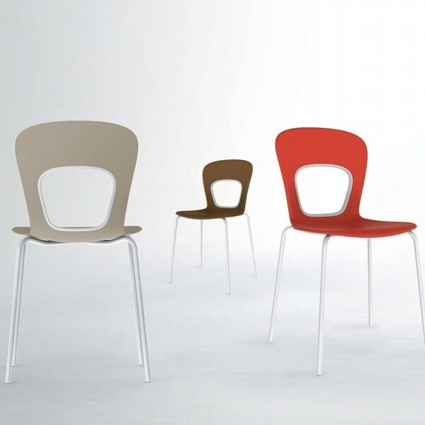 Sedia Blog in tecnopolimero Made in Italy - set da 4