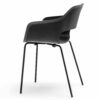 Sedia Babila con braccioli in tecnopolimero Made in Italy - set da 4