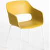 Sedia Babila con braccioli in tecnopolimero Made in Italy - set da 4