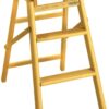SCALETTA PIEGHEVOLE IN LEGNO JOLLY 3 GRADINI VALDOMO MADE IN ITALY