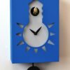 Orologio con cucù Night & Day in mdf laccato con quadrante fosforescente Made in Italy