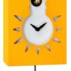 Orologio con cucù Night & Day in mdf laccato con quadrante fosforescente Made in Italy