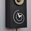 Orologio con cucù Spirale cassa in mdf laccato Made in Italy