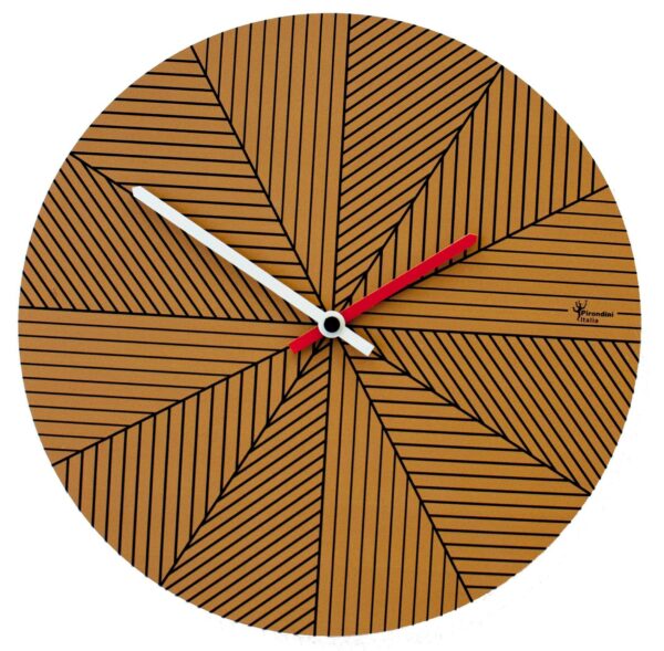 Orologio da parete Cronofilla con stampa in mdf 4 stagioni Made in Italy