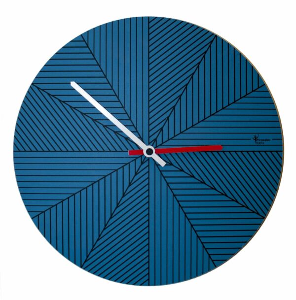 Orologio da parete Cronofilla con stampa in mdf 4 stagioni Made in Italy