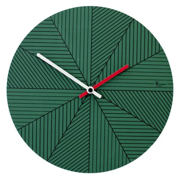 Orologio da parete Cronofilla con stampa in mdf 4 stagioni Made in Italy