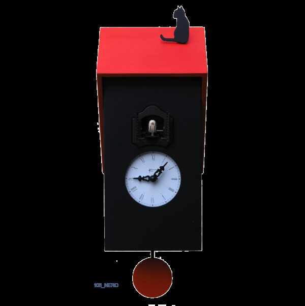 Orologio con cucù vicenza con cassa in betulla e tetto Made in Italy