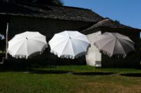 Ombrellone palo centrale Allegro Made in Italy - diametro 200 cm