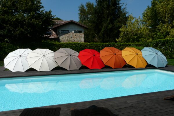 Ombrellone palo centrale Border Made in Italy - diametro 200 cm