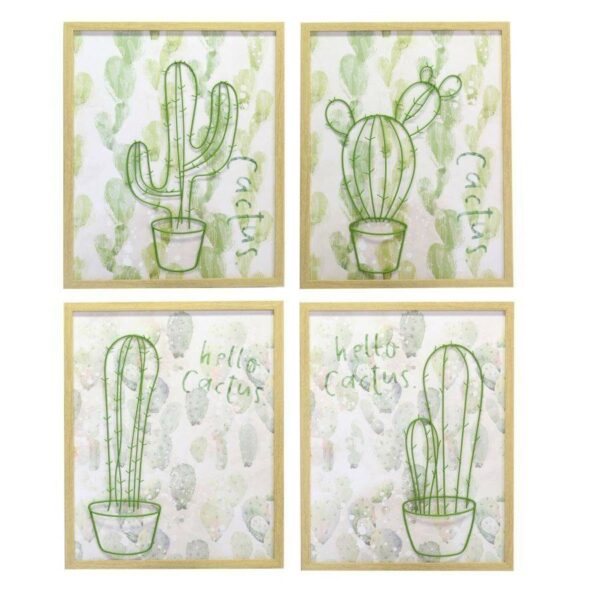 Quadri Cactus - set da 4