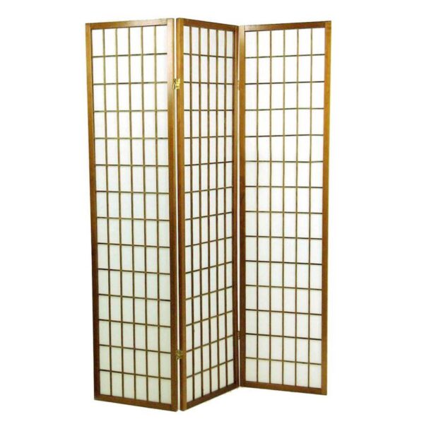 Paravento carta di riso 3a naturale cm45h180