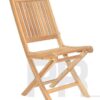 set da 2 SEDIA TEAK pieghevole