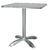 TAVOLO TOLEDO CM70x70 in alluminio