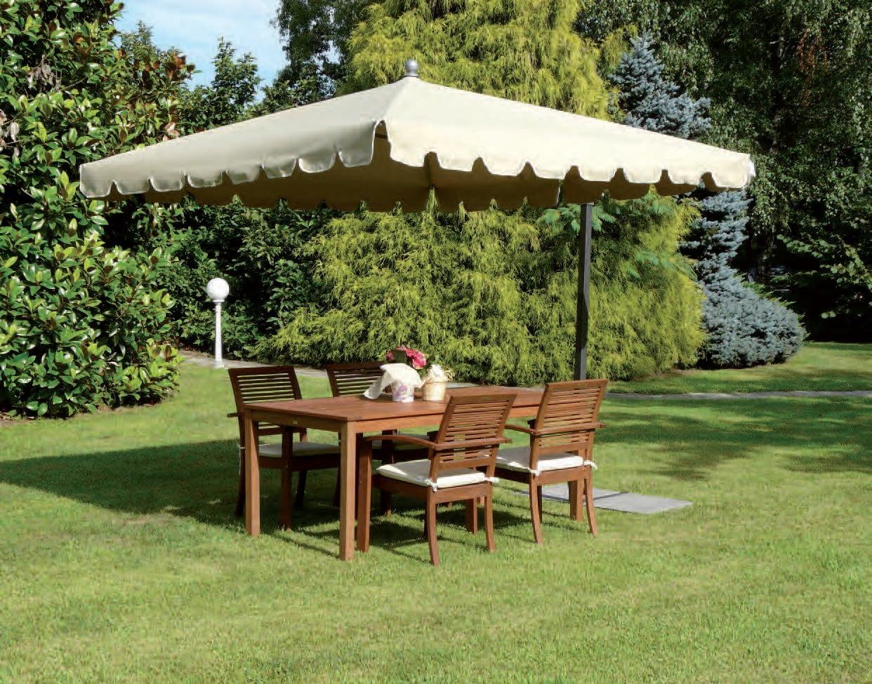 Ombrellone palo laterale Allegro Made in Italy - 200 x 300 cm