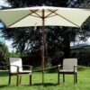 Ombrellone palo centrale Timbers Made in Italy - 200 x 300 cm