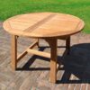 Tavolo MOIA Capraia tondo estensibile in legno teak - 170 cm