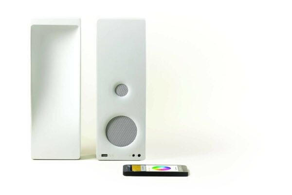 Lampada Cromatica wireless a colori con autoparlante - Made in Italy