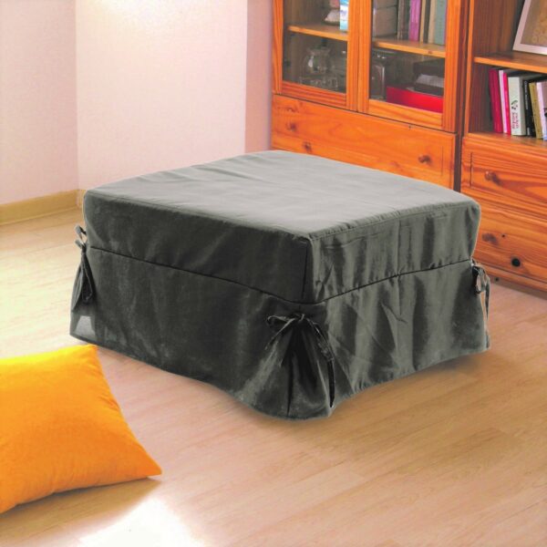 POUFF FRANCIA CON LETTO ESTRAIBILE - GRIGIO