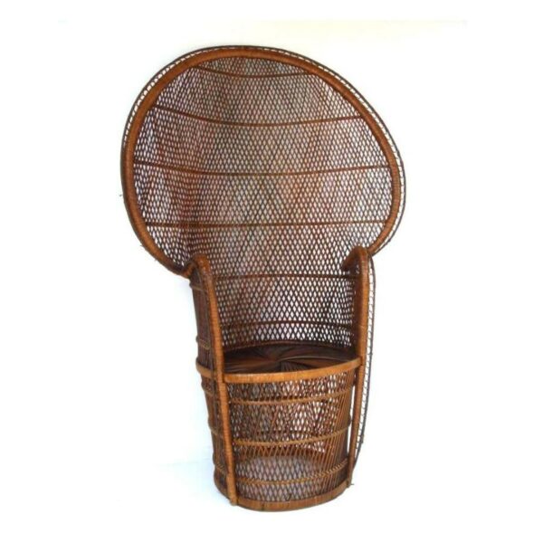 Poltrona Papale in rattan