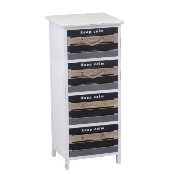 Mobiletto FLORA marrone 4 cassetti
