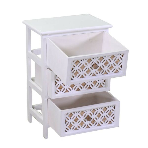 Mobiletto ROSSANA bianco 3 cassetti