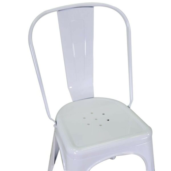 Sedia ferro NEW BRISTOL bianco set da 2