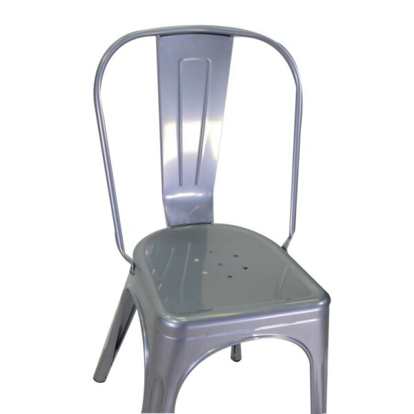 Sedia ferro NEW BRISTOL grigio set da 2