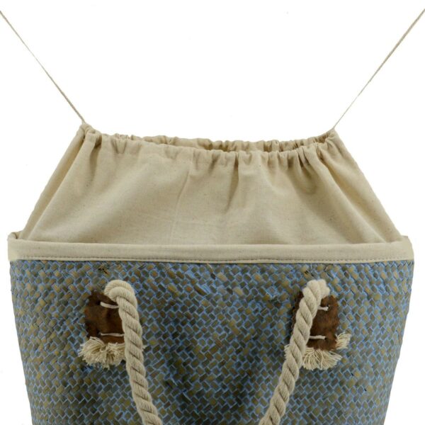 Borsa paglia africa verde acqua