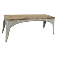 Tavolino legno rettangolare cm117x36,5h44,5