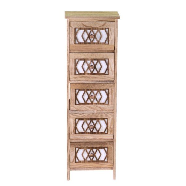 Mobiletto zagabria cassettiera 5 cassetti cm30x23h94