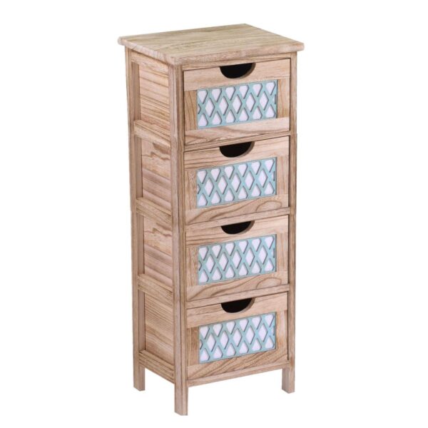 Mobiletto anversa cassettiera 4 cassetti cm30x23h77