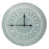 Orologio metallo verde cmø59x3
