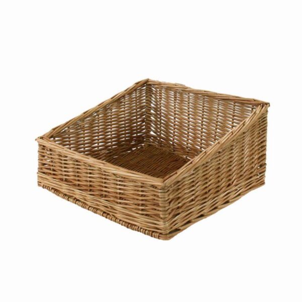 Cesta espositore vimini piccola cm40x40h21/12