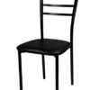 SET 6 SEDIA VIOLA IN PVC COLOR NERO