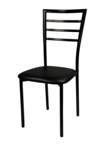 SET 6 SEDIA VIOLA IN PVC COLOR NERO
