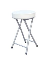 SET DA 6 SGABELLO PIEGHEVOLE MONOCOLORE BIANCOOGD 30X30X50