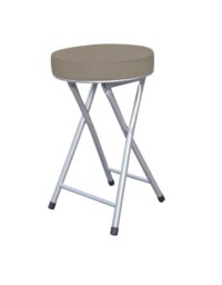 SET DA 6 SGABELLO PIEGHEVOLE MONOCOLORE GRIGIO SCURO 30X30X50