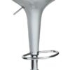 SET DA 2 SGABELLO BAR ABS SILVER LUCIDO BOSTON AXF