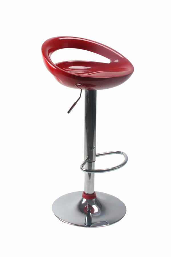 SET DA 2 SGABELLO BAR ABS ROSSO
