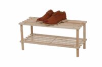 SCARPIERA JOY 2 RIPIANI LEGNO NAT. KUN 63X26,5X29,5 cm